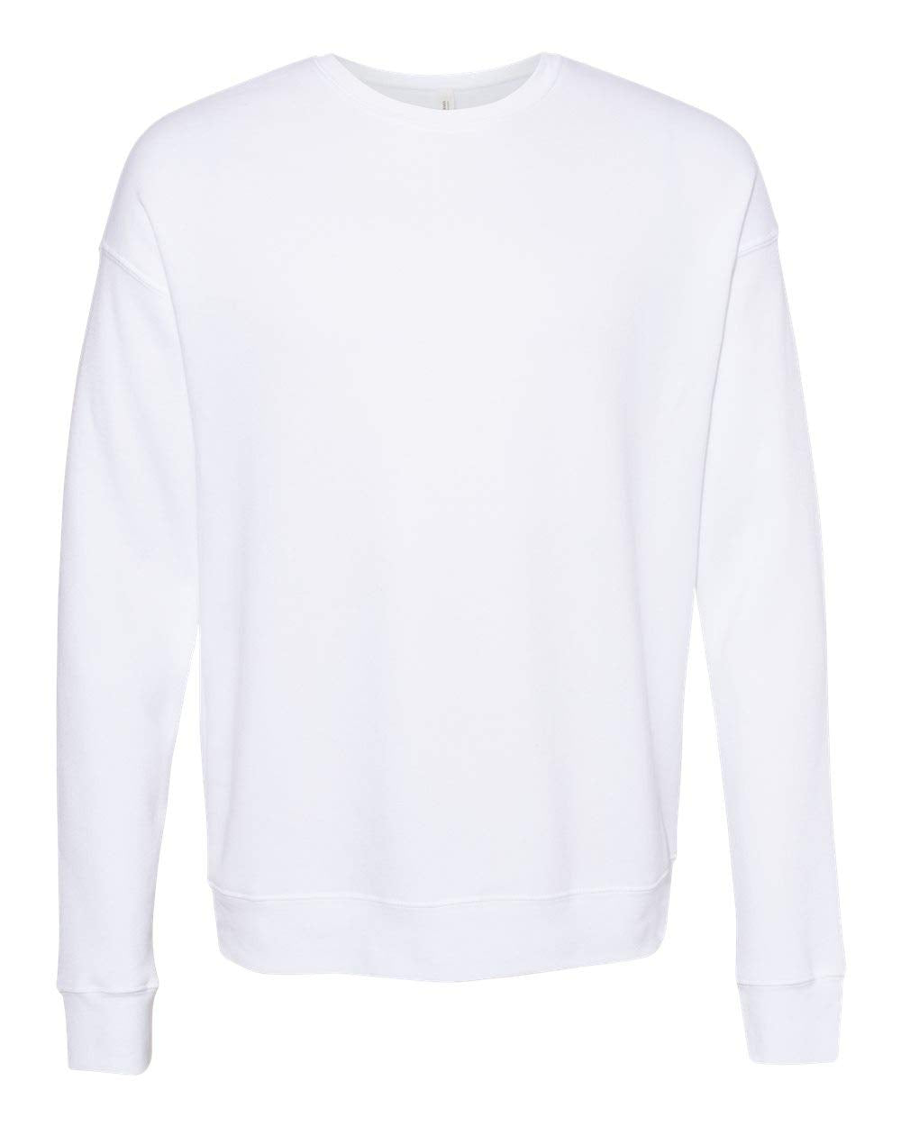 Unisex Drop Shoulder Fleece - WHITE - XS(D0102H7W998)