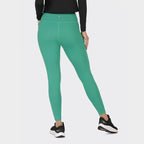 BlissClub Women The Ultimate Skinny Fit High Rise Leggings|Leggings for Women|High-Waist|Ankle Length|4 Pockets|Squat-Proof,Gree
