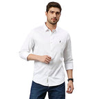 Thomas Scott Mens | Full Sleeve | Solid | Slim Fit | 100% Cotton | Spread Collar | Casual Shirts (White_Xl)