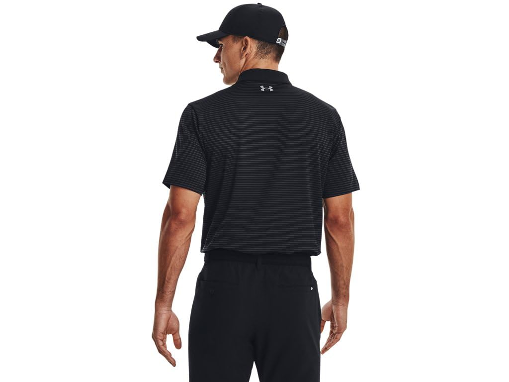 Under Armour Matchplay Printed Golf Polo Black/Capri/Black XL