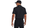 Under Armour Matchplay Printed Golf Polo Black/Capri/Black XL