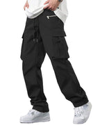 Noble Monk MenS Cargo Pant | Drawstring | Solid Cargo | Multi Pockets Trackpant