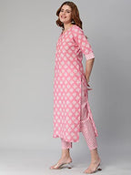 Anni Designer Cotton Blend Women'S Regular A-Line Flared Kurta And Pant