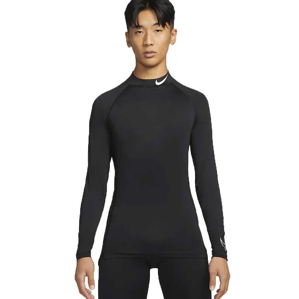 Nike Np Dri-FIT Skinny Fit Tights Ls Mock Men Active Leggings