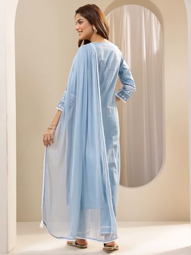 Libas WomenS Cotton Blend Kurta Set (99346R