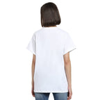 Bewakoof Women Minimal Believe Boyfriend White Half Sleeve Round Neck Printed T-Shirt