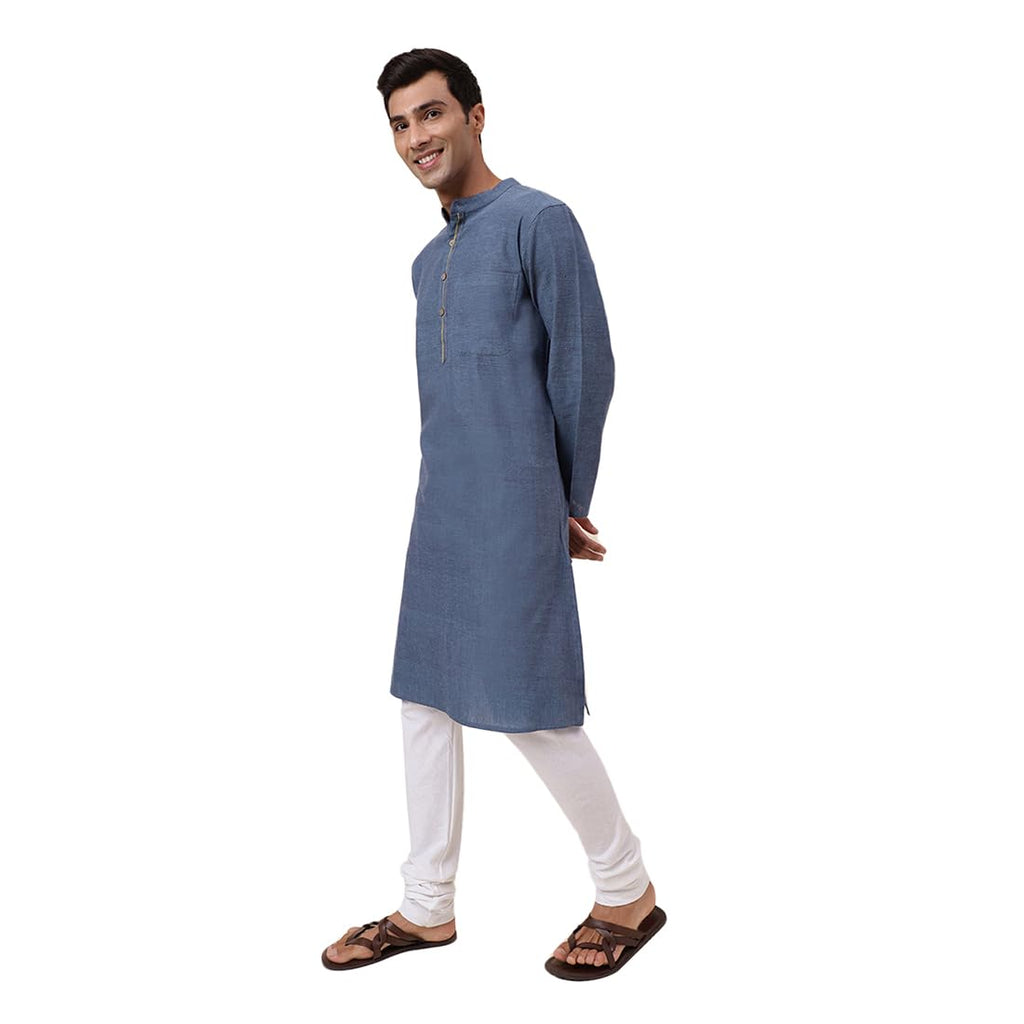 Fabindia Men'S Cotton Woven Comfort Fit Kurta