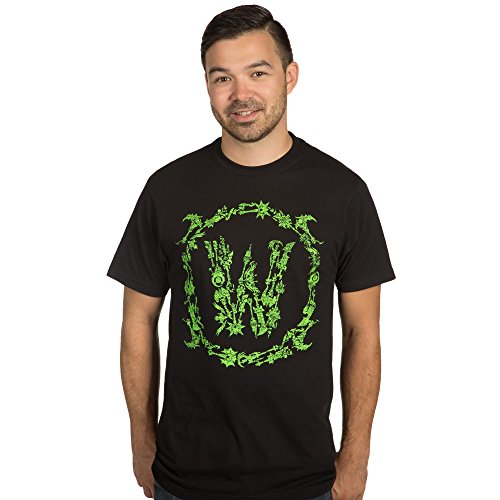 JINX World of Warcraft: Legion Artifacts Men's Gamer Graphic T-Shirt, Black, Small