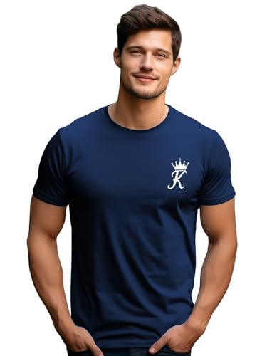 ADRO T-Shirts for MenChest Printed T-Shirt for MenCotton Tshirt for Men|RN24-STICK-KK-NB
