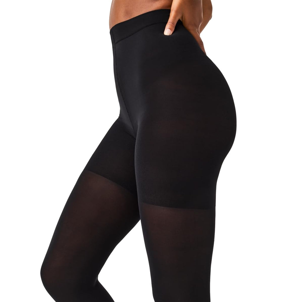 SPANX Tight-End Tights - Black Tights with Core Control - Shapewear Tights - Level 2 Shaping - Shaper Tights - Very Black - B
