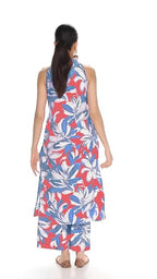ANNI DESIGNER Womens Rayon Viscose Straight Printed Kurta with Pant (VCM Peach_XXL_Peach_XX-Large)