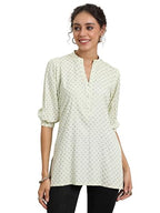 Libas Women'S Cotton Blend Ethnic Motifs Regular Kurti (29613 Yellow