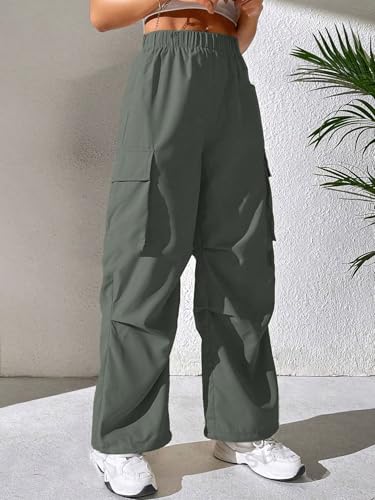 Greciilooks WomenS Regular Fit Cargo Pant (Gl-W-Tp-1082_Green