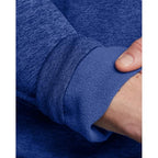 Under Armour Men's Armour Fleece Twist Quarter Zip, (432) Tech Blue / / Black, Large