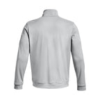 Under Armour Men's Sportstyle Tricot Jacket, (011) Mod Gray / / White, Large