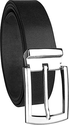 Kaezri Genuine Leather Black Belt For Men (Trendy Verobl) 30
