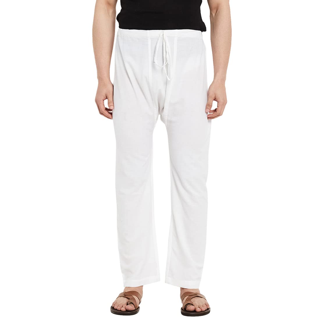 Fabindia Men Regular Fit Regular Pyjama Cotton_M