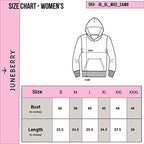 JUNEBERRY Womens Cotton Blend Hooded Neck Sweatshirt