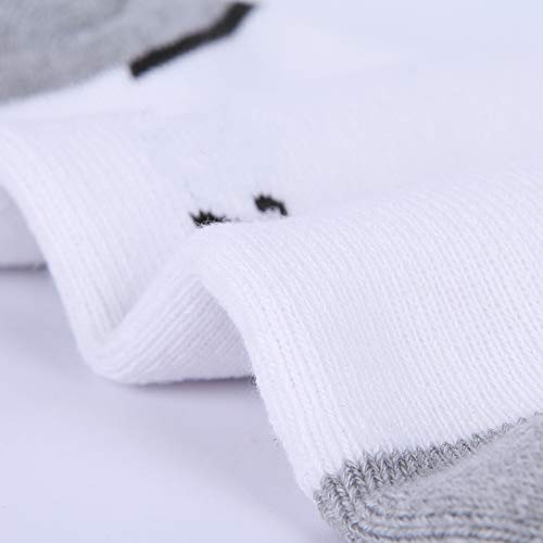 EnerWear 10P Pack Men's Cotton Moisture Wicking Cushion Low Cut Socks (10-13/Shoe: 6-12, White)