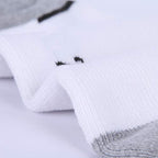 EnerWear 10P Pack Men's Cotton Moisture Wicking Cushion Low Cut Socks (10-13/Shoe: 6-12, White)