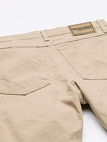 Wrangler mens Rugged Wear Relaxed Fit Straight Leg Canvas casual pants, Golden Khaki Canvas, 38W x 32L US