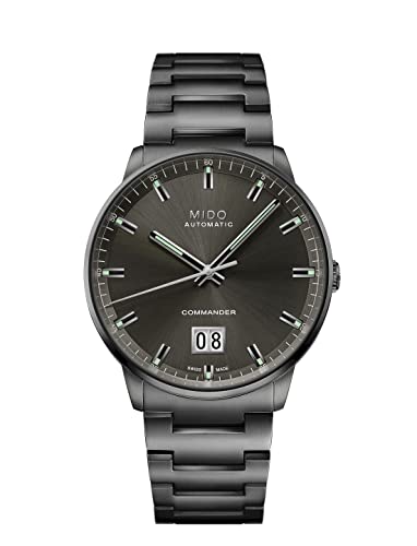 Mido Commander Big Date Stainless Steel Anthracite Dial Automatic M021.626.33.061.00 Mens Watch