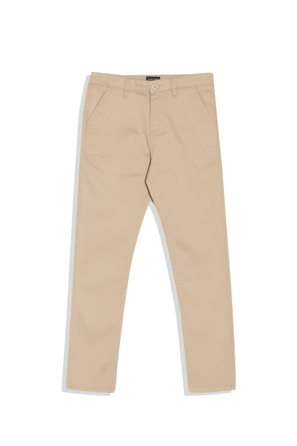 Allen Solly Boys Slim Fit Solid Casual Cotton Trousers