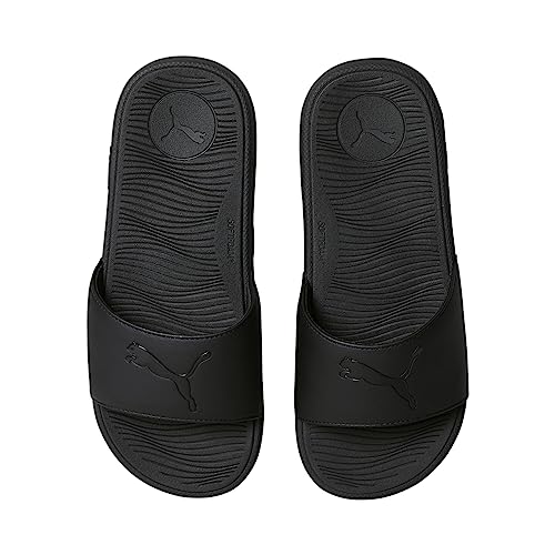 PUMA Women's Cool Cat 2.0 Slide Sandal Black Black, 8