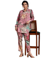 Libas Womens Printed Crepe Co-Ord Set For Women