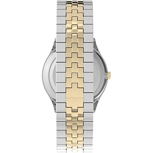 Timex Women's Modern Easy Reader 32mm Watch - Two-Tone Case White Dial with Expansion Band