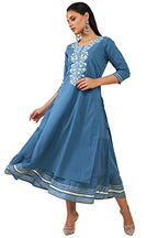 Soch Women Cotton Embroidered Dress Kurta