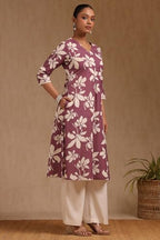 Soch Womens Cotton Floral Print Kurta