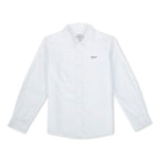 Pepe Jeans Boys Cotton Regular Fit Solid Shirts White, 12-13 Years