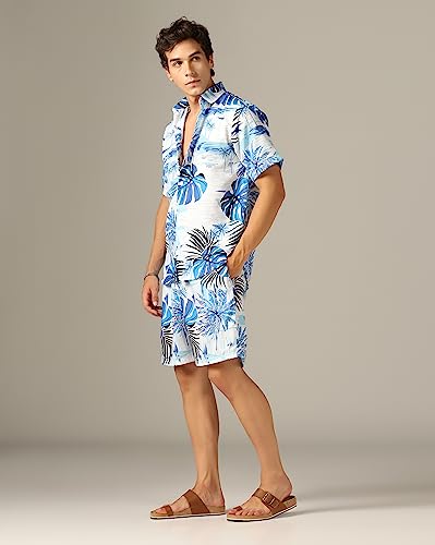 Greciilooks Mens Rayon Night Dress Regular Fit MenS Co-Ord Set