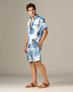 Greciilooks Mens Rayon Night Dress Regular Fit MenS Co-Ord Set