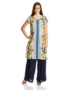 W For Woman Straight Kurta (15Fe14862-56243_Yellow_12)