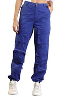 Ketch WomenS Regular Casual Pants (Khtr000410_Blue
