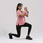 BlissClub Most Breathable - Slit Top, Breathable Comfort Through Tough Moves,Breathable mesh Fabric,Lightweight,Side Slits for C