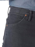 Wrangler Men's Cowboy Cut Slim Fit Jean, Charcoal Grey, 28W x 32L