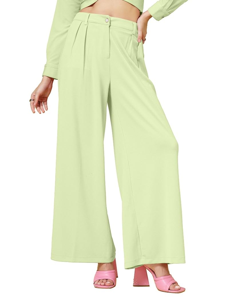 Womens Val Wide Leg Women Trouser | Pants for Womans | Korean Pant for Woman | Formal Pant for Woman | Flared, Baggy, and Loose