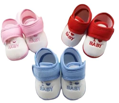 Kids Choice Collection Newborn Baby Booties, Infant Shoes, Unisex Baby Footwear For Boys And Girls 0-12