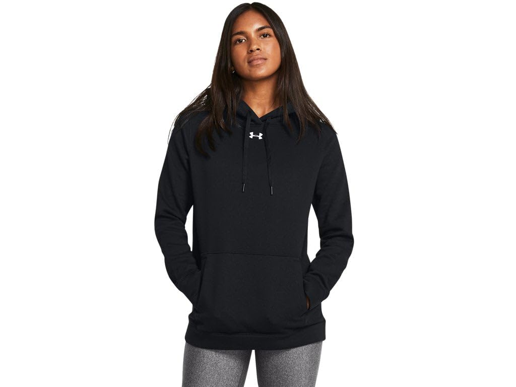 Under Armour Women's Hustle Hoodie Black | White XL