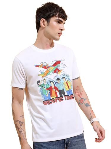 Ketch MenS Relaxed Fit T-Shirt (Khts000768_White1