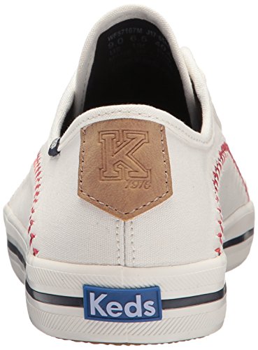 Keds Kickstart Pennant, Sneaker Womens, Cream, 6 Medium