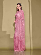 Womanista WomenS Women Ready To Wear Saree Ll Women Lycra Saree Ll Women Pre Draped Saree Ll Women One Minute Saree Ll Un-Stitc