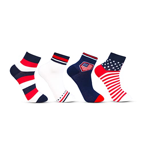 Bonjour MenS Cotton Designer Ankle Socks