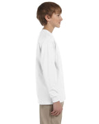 Youth DRI-POWER AcTIVE Long-Sleeve T-Shirt - FOREST gREEN - S(D0102HI3YUg)