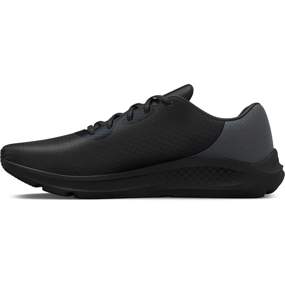 Under Armour Men's Charged Pursuit 3 Running Shoe, Black (002)/Black, 10.5