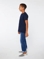 Youth Fine Jersey T-Shirt - VINTAgE BURgUNDY - XS(D0102H7DcJJ)