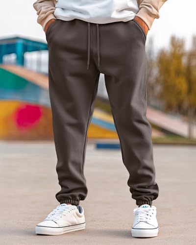 Bewakoof Heavy Duty 1.0 MenS Solid Oversized Fit Fleece Joggers